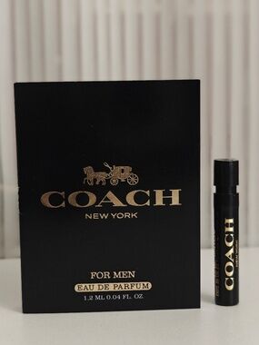 New Coach New York For Men EDP  0.04oz/1.2ml Sample Spray